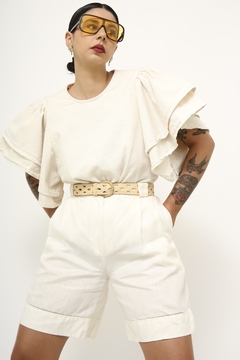 Blusa jeans manga bufante COLCCI - comprar online