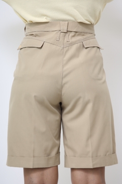Bermuda caqui vintage classica - loja online