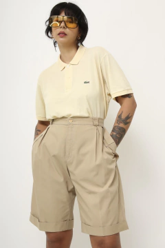 Polo amarela lacoste vintage