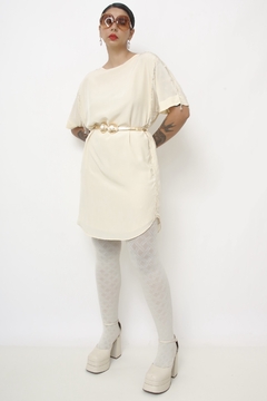 Vestido ANIMALE franjas bordadas - loja online