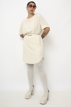 Vestido ANIMALE franjas bordadas - loja online