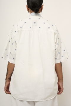 Camisa etsrela vintage algodão - comprar online
