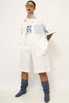 Camisa etsrela vintage algodão - Capichó Brechó