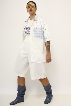 Camisa etsrela vintage algodão - loja online