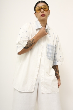 Camisa etsrela vintage algodão na internet