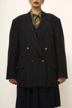 Blazer marinho riscas FERAUND - loja online