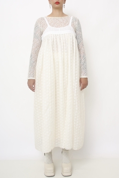 Imagem do Vestido renda amplo estilo penhoar
