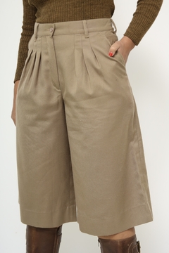 Bermuda marrom vintage midi - comprar online