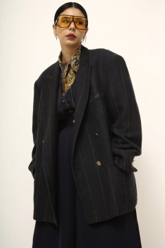 Blazer marinho riscas FERAUND - comprar online