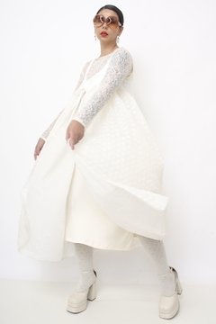 Imagem do Vestido renda amplo estilo penhoar