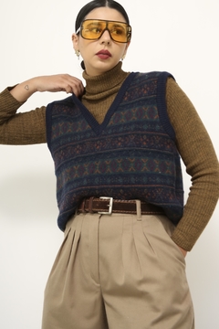 Colete 100% lã mappin vintage - loja online