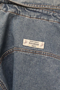 Jaqueta jeans clássica 70´s bolsos - comprar online