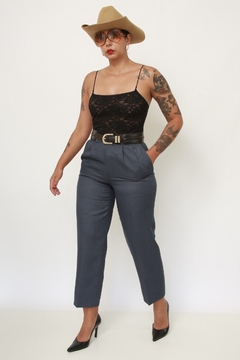 Calça azul alfaiataria Cristian Ritz - comprar online