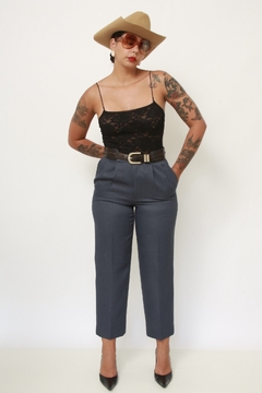 Calça azul alfaiataria Cristian Ritz