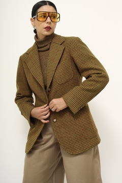 Blazer xadrez classico vintage - Capichó Brechó
