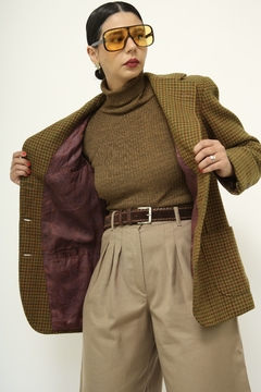 Blazer xadrez classico vintage - loja online