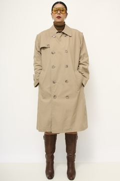 Trench Coat bege forro pelúcia marrom removível na internet