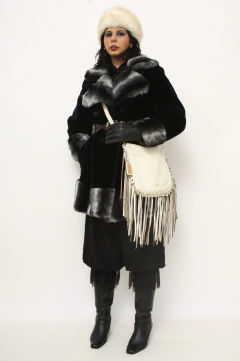 Bolsa Lauren Ralph Lauren Fringe Fleetwood Hobo Bag/ 2014/2015