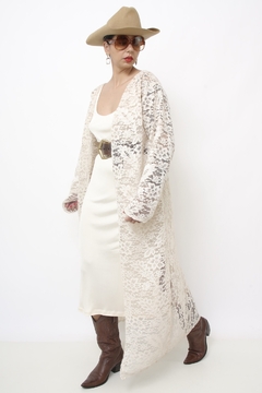 capa de renda longa western boho - loja online