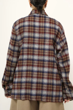 Jaqueta xdarez flanela vintage - Capichó Brechó