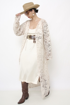capa de renda longa western boho - loja online