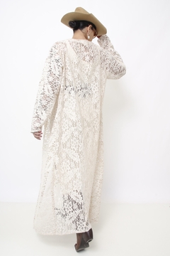 capa de renda longa western boho