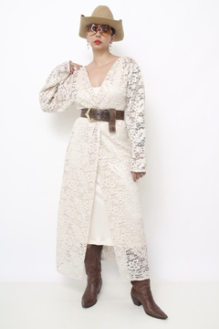 Imagem do capa de renda longa western boho