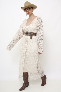 capa de renda longa western boho - Capichó Brechó