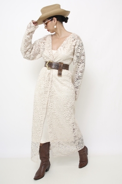 capa de renda longa western boho na internet