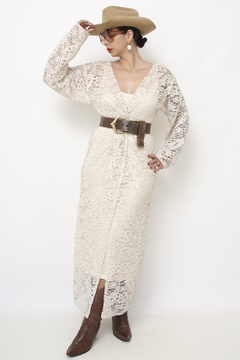 capa de renda longa western boho