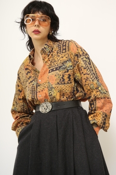 Camisa estampa western Vintage - comprar online