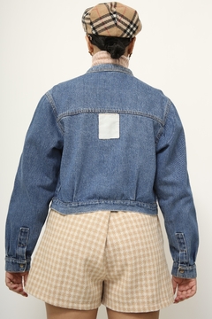 Jaqueta cropeed vintage western - loja online