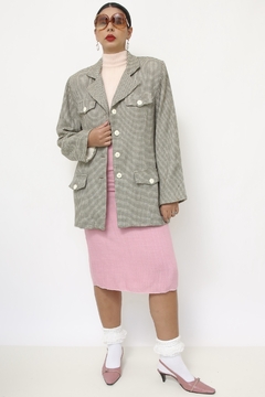 Blazer xadrez verde forrado