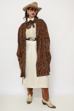 Kimono estampa anos 70 vintage - Capichó Brechó
