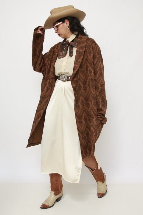 Kimono estampa anos 70 vintage - comprar online