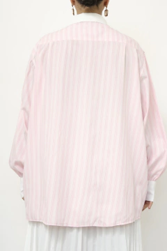 Camisa manga bufante listras - comprar online