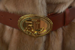 Cinto Ralph Lauren couro edição limitada - loja online