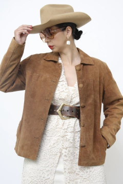 Jaqueta couro SUPERNATURAL marrom classica - comprar online