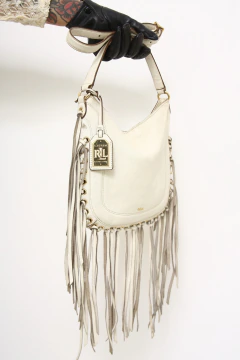 Bolsa Lauren Ralph Lauren Fringe Fleetwood Hobo Bag/ 2014/2015 - loja online