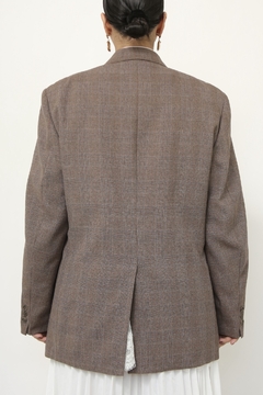 Blazer xadrez bordo forrado vintage - comprar online