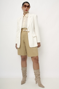 Blazer off white NEW YORK - Capichó Brechó