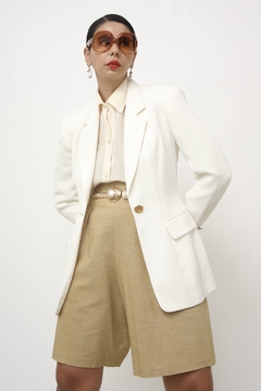 Blazer off white NEW YORK - Capichó Brechó
