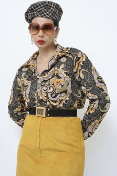 Imagem do Camisa preta estampada vintage