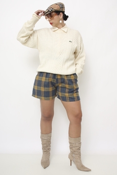 Pulover LACOSTE tricot creme classico - Capichó Brechó
