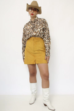 Camisa de onça manga longa