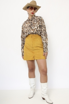 Camisa de onça manga longa