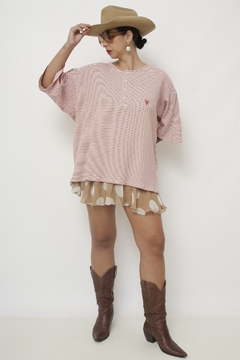 Blusa listras GUCCI vintage na internet