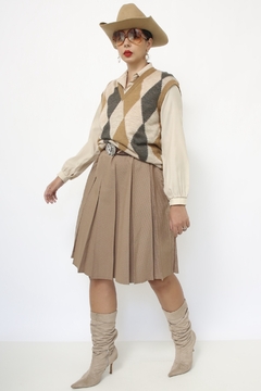 Imagem do Colete Pierre Cardin MARROM CREME