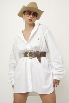 Maxi camisa branca POLO BY RALP LAUREN
