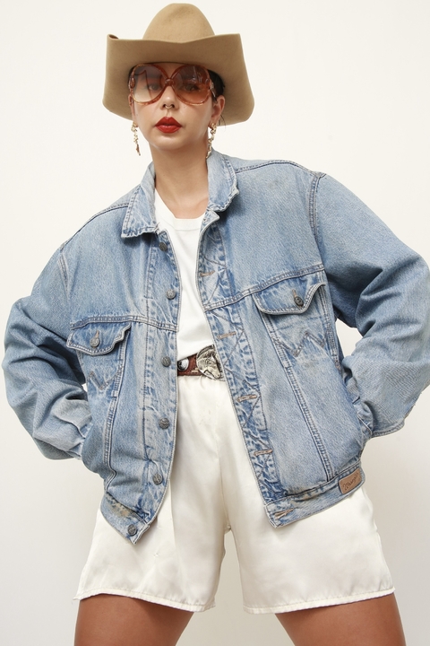 Jaqueta couro WRANGLER classica